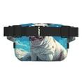 thumbnail image 3 of Balery Starry Sky Cloud Bulldog Mochila Cinturón para Mujeres y Hombres, Bolsa de Cintura Impermeable de Doble Capa con Correa, 3 of 9