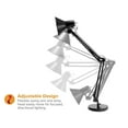 thumbnail image 2 of Bostitch Swing Arm Metal LED Desk Lamp, Black, 2 of 8
