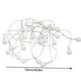 thumbnail image 3 of 5-Foot Star String Lights - 10 LED Battery-Powered Christmas Decor for Indoor/Outdoor Holiday Displays, 3 of 9