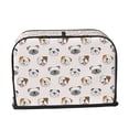 thumbnail image 2 of Lsque Bulldog Face Print 2 Slice Toaster Cover , Kitchen Appliance Dustproof Protector , Toaster Protector Dustproof Kitchen Appliance Cover, 2 of 7
