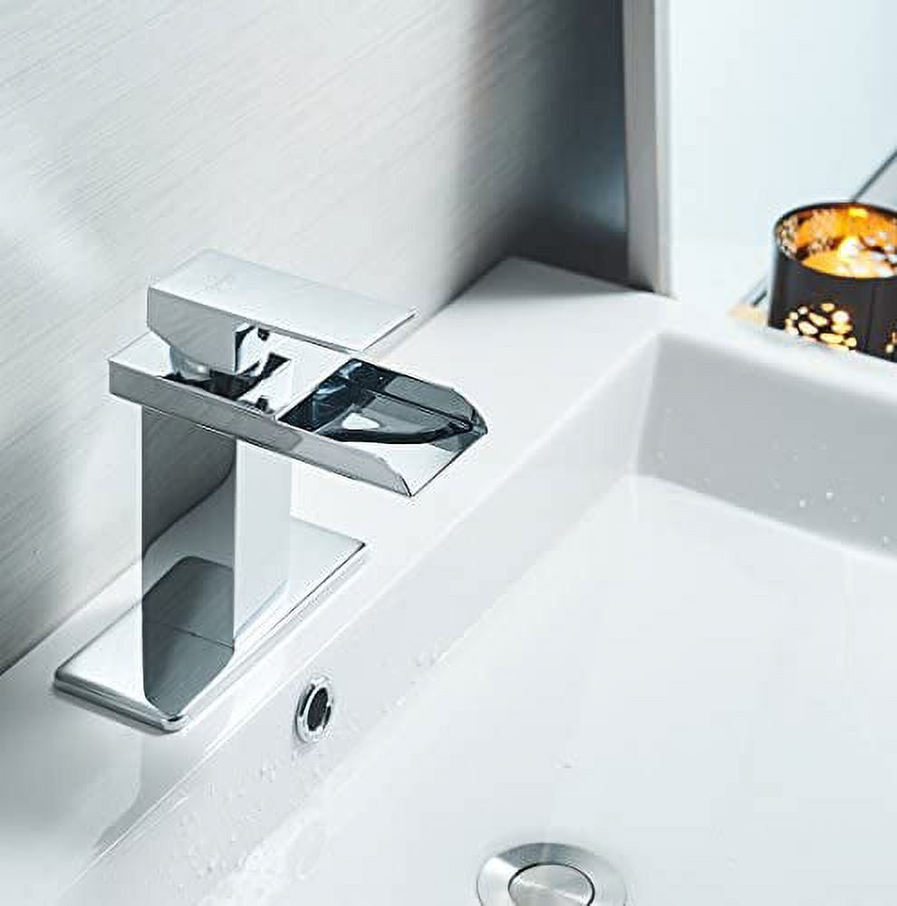 BWE Waterfall Brass Oil Rubbed Bronze Single Hole Faucet