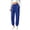 CI09_Dark Blue, variant on Resicozy Joggers for Women with Pockets Drawstring Elastic Waist Athletic Lounge Pants Casual Fashion Solid Color Trousers Yellow 2XL