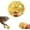 Yellow, variant on Hollow Dog Ball with Bell Inside - Interactive Chew Toy for Teeth Cleaning, Durable Rubber Fetch Ball for Puppy Training, Pets Chewing Play