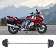 Sorven Motorcycle Axle Front Axle Slider, Black Wheel Crash Protector Replacement for K1200 GT 2006-2014 for Motorcycle Modification