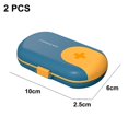 thumbnail image 2 of Pill Box, Compartment Container Organizer, Pill Box Travel Daily Pill Box, Portable Green, 2 of 5