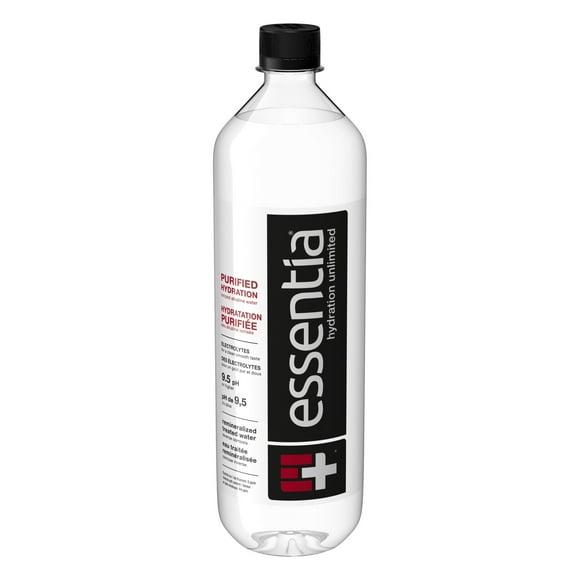 Ionized Alkaline Water 9.5 pH, Purified Hydration, Enhanced With Electrolytes for a Clean, Smooth Taste, Reverse Osmosis Purified, Recyclable 1L Bottle, 1 L
