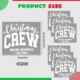 thumbnail image 2 of Pegatina para planchar Tenceur Christmas Crew Xmas 6 piezas blanca, 2 of 6