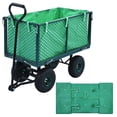 thumbnail image 6 of vidaXL Garden Cart Liner 600 lb Capacity Garden Wagon with Weather Resistant Fabric, 6 of 25