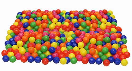 Play Balls Plastic 200 Pit Balls Click N Play Storage Mesh Bag Storage Durable 