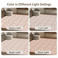 thumbnail image 7 of ODIKA Pink Farmhouse Boho Blush Toned Bird Trellis Decorative Vintage Non-Slip Chair-Friendly for Dining Room, Under Table, Home Office, 7 of 7