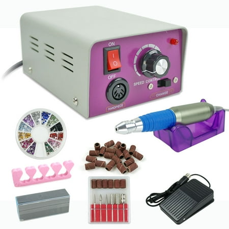 Zeny 25000RPM Pro Manicure Tool Pedicure Electric Drill File Nail Art Machine Kit