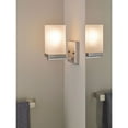 thumbnail image 5 of Moen YB8861CH 90 Degree 1-Light Dual-Mount Bath Bathroom Vanity Fixture with Frosted Glass, Chrome, 5 of 7