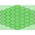 thumbnail image 1 of Ahgly Company Indoor Rectangle Patterned Stoplight Go Green Area Rugs, 5' x 7', 1 of 6
