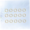 thumbnail image 3 of BESTYASH 200Pcs Small Keyring Hoop for Link Cards and Craft Projects in Golden, 3 of 8