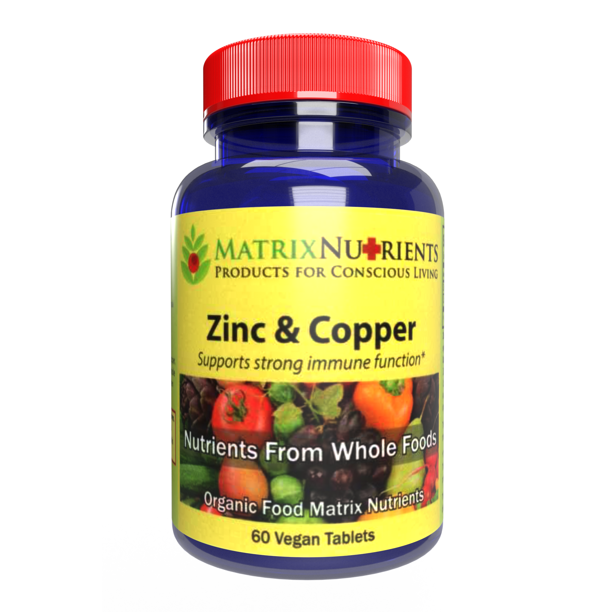 ZINC & Copper LAB Tested for Highest Purity! Fast Absorption, 100 Organic Natural Ingredients