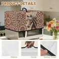 thumbnail image 6 of TSOVTHRID Boho Mandala Horse Print Microwave Dust Cover Oil-Proof Countertop Convection Oven Cover Protective Smart Oven Protector for Kitchen Decor and Accessories, 18.25"W x 14.5"D x 11"H, S, 6 of 7