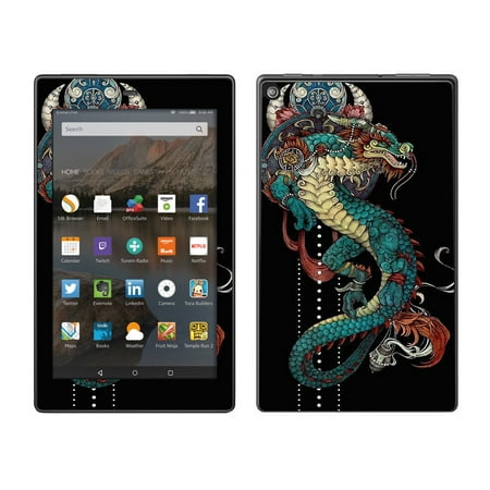 Skins Decals For Amazon Fire Hd 8 Tablet / Dragon Japanese Style (Best Tattoo Hd Wallpapers)