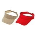 thumbnail image 1 of Paquete de 2 Gorra de Béisbol Unisex Gorra con Visera Visera para para , Golf, , , Senderismo rojo + rojo BLESIY gorras de tenis para hombres mujeres, 1 of 8