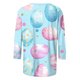 thumbnail image 5 of TaTaai Women Casual Spring T-Shirt Easter Print Crew Neck 3/4 Sleeve Loose Fit Pullover Top Ladies Daily Outdoor Holiday Wear Breathable No Fading Comfortable Fashion Top Gift, 5 of 7