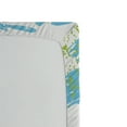 thumbnail image 3 of Ambesonne Sports Fitted Sheet, Bicyclist Color Splashes, Twin Size, Blue Aqua Pale Green, 3 of 3