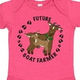 thumbnail image 4 of Inktastic Future Goat Farmer with Cute Goats and Hoof Prints Boys or Girls Baby Bodysuit, 4 of 5
