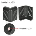 thumbnail image 4 of Unique Bargains Speaker Corner Protectors Cabinet Edge Corner Speakers Stackable Guard Wrap Angle Case Protection 8pcs, 4 of 5