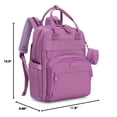 thumbnail image 5 of BabbleRoo Original Diaper Bag Backpack – Large 26L Baby Bag with Changing Pad, Insulated Bottle Pockets & Stroller Straps, Waterproof Travel Bag for Moms & Dads, Purple, 5 of 6