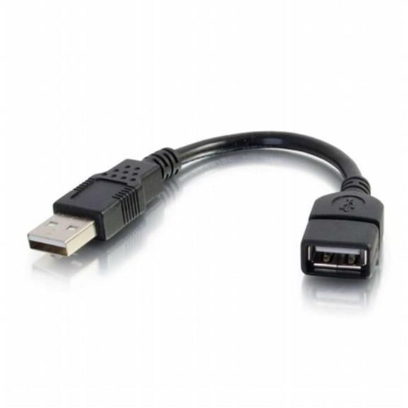 C2G - Cables To Go -  6 inch USB 2.0 A Male to A Female Extension Cable