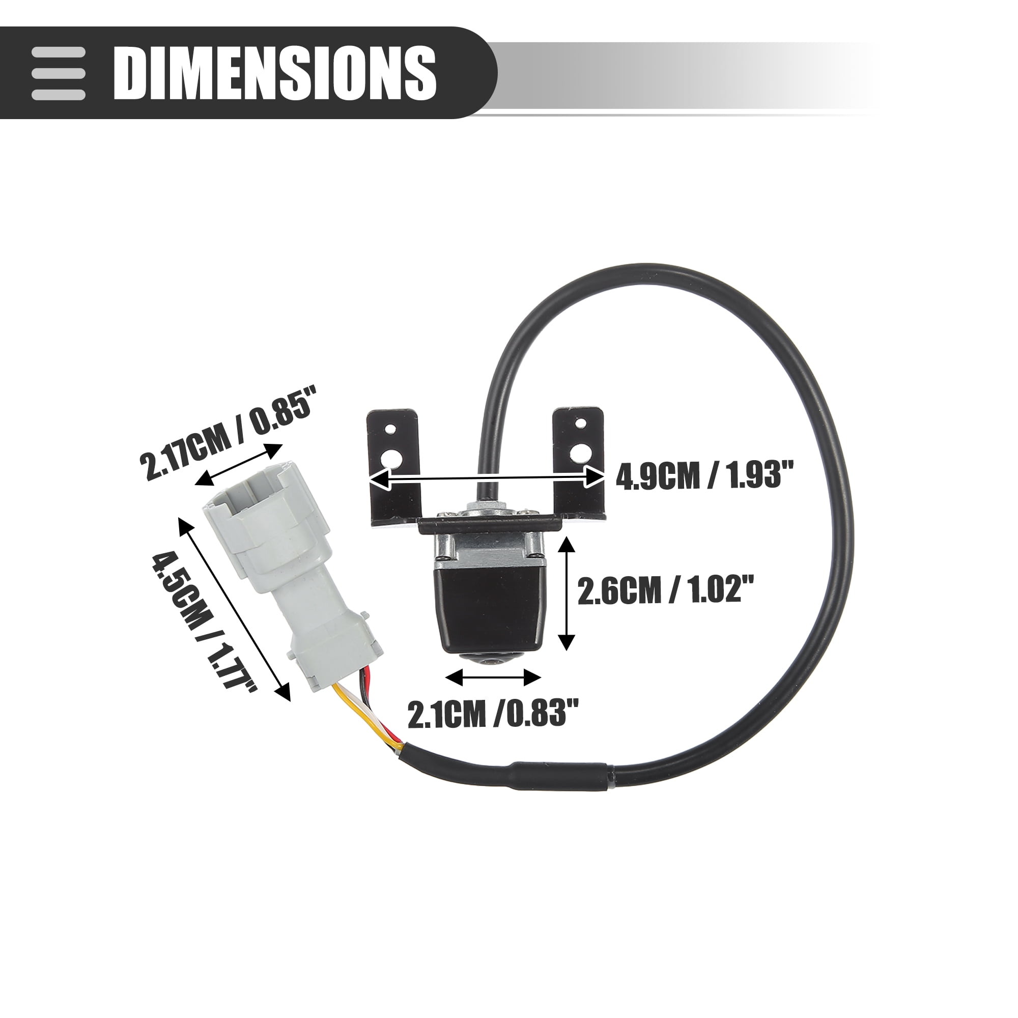 Unique Bargains View Backup Camera for Hyundai Sonata 11-14 Reversing Camera 957603S100