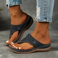 thumbnail image 2 of Orthopedic Sandals for Women Casual Flip Flops Comfortable Walking Shoes Slip On Summer Thong Sandals, 2 of 4