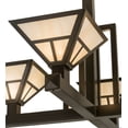 thumbnail image 3 of Meyda 189964 42 in. T Mission 4 Light Inverted Pendant - Timeless Bronze, 3 of 7