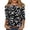 02#Black, variant on Women's Casual 3/4 Sleeve T-Shirt 2026 Summer Tunic Tops Dressy Trendy Basic Tees Blouses Loose Fit Crewneck Pullover