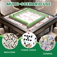 thumbnail image 3 of Mahjong Mat 31.5" x 31.5" candy canes simple Non-Slip Noise Reduction American Mahjong Tiles Table Cover for Dominoes Poker Card Board Games Gift, 3 of 8