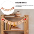 thumbnail image 5 of School Season Burlap Banner Creative Apple Design Swallowtail Garland Bunting First Grade Classroom Layout Props Flag Linen Supplies, 5 of 5