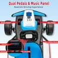 thumbnail image 7 of Go Kart for Kids, 24V Drift Kart with 2X200W Strong Motor, 7AH Big Battery, Electric Pedals, Electric Go Kart Outdoor Race Toy, 7 of 7