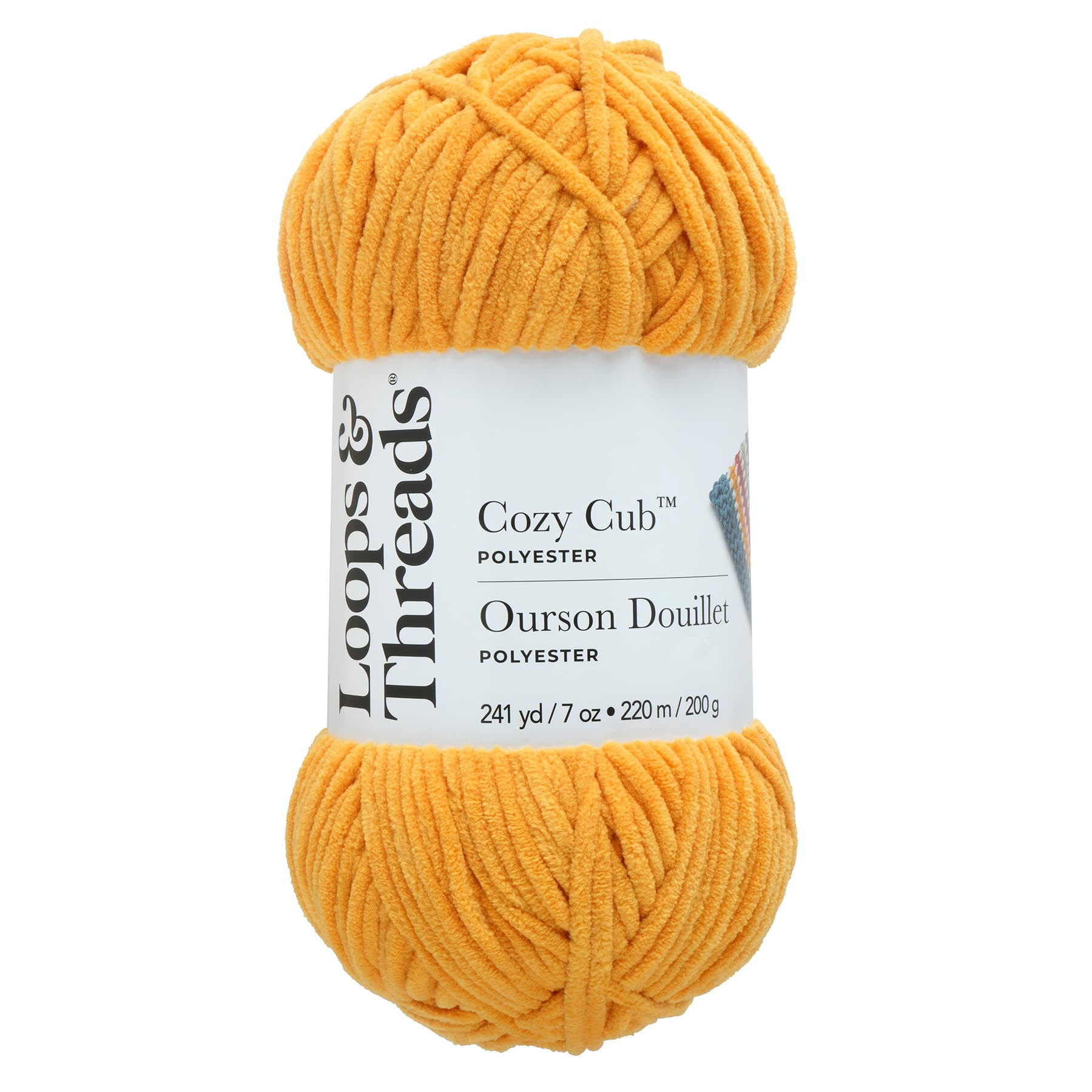 Big Twist Cozy Cub Yarn - Super Bulky (6) 100% Polyester Chenille Yarn, Soft & Plush for Knitting & Crochet Blankets, Hats, Scarves & Crafts, 241 yd / 7 oz Skein, 6 Pack