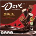 Dove Minis Vanilla and Chocolate with Dark Chocolate Ice Cream Bars