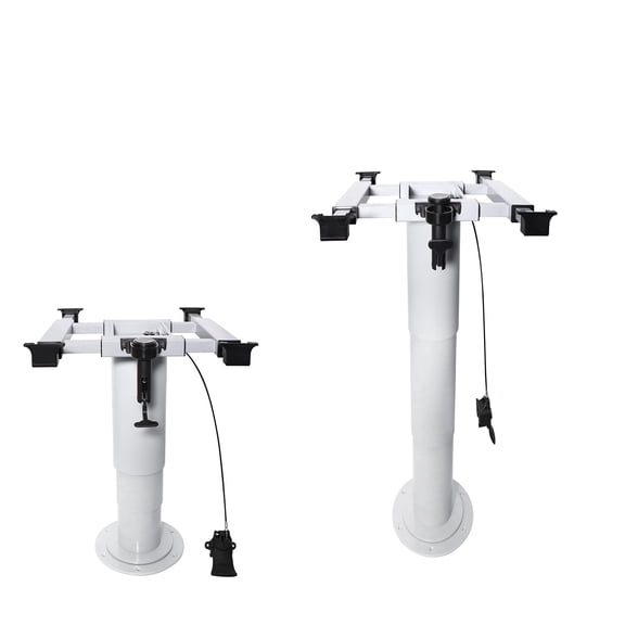 Adjustable Pneumatic Camper Van Table Base,with Slide and Swivel Function 13.98 Inch - 28.78 Inch , for RV Dinette to Bed Conversion