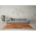 thumbnail image 3 of Ahgly Company Indoor Rectangle Oriental Orange Industrial Area Rugs, 2' x 4', 3 of 4