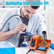 Soldering Iron Station Kit Digital Soldering Station 60W LED Digital Display Precision Heat Control (392℉~896℉) Constant Temperature and Anti-Static