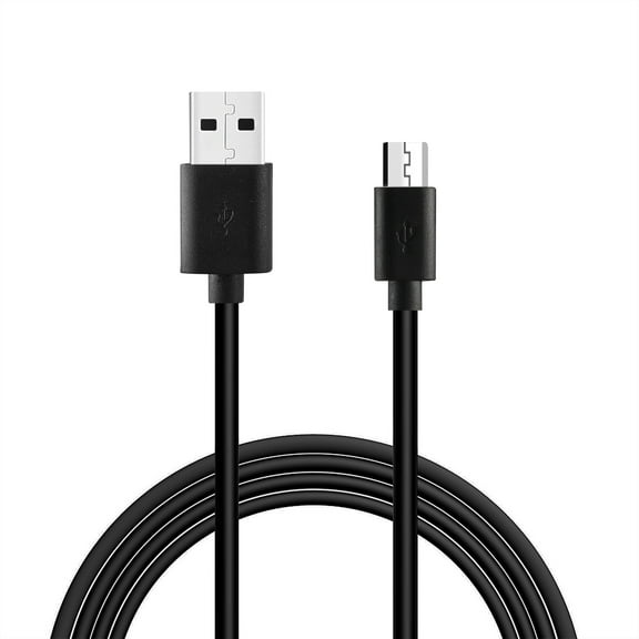 3.3ft Pvc Micro Usb 2.0 Data Cable In Black And Simple Packaging