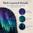 thumbnail image 5 of Northern Lights Wildlife DIY Patchwork Kit, DIY Northern Lights Patchwork Sewing Kit, Handmade Fabric Craft Set for Wall Art Decor, Beginner Friendly Creative DIY Project for Adults (Snowshoe Hare), 5 of 7