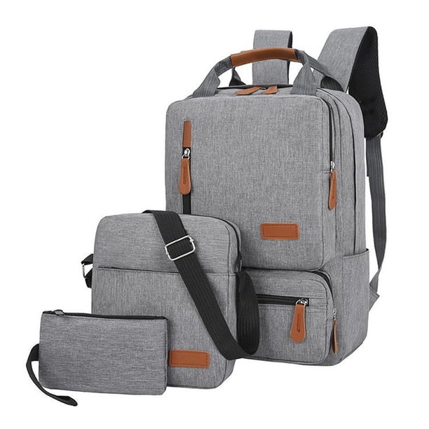 Pack Portátil Conjunto de mochila de 3 uds., mochila para ordenador portátil para hombre y mujer, bo Tomshoo Pack Portátil