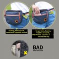 thumbnail image 3 of Bolsa de entrenamiento TFixol azul oscuro con cuerda de remolque de dos cabezas, 3 of 8