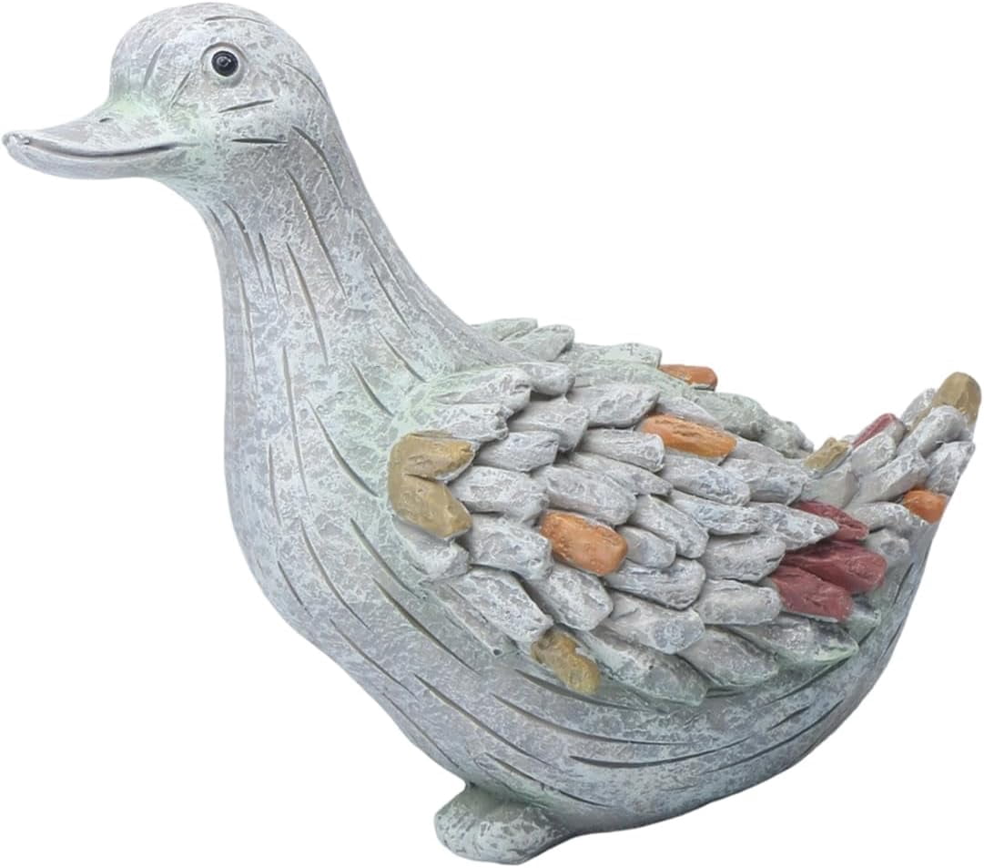 Resin Duck Sculpture Garden Statue Outdoor Home Decor