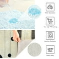 thumbnail image 3 of Yayeee Bath Rug for Bathroom Floor Non Slip Rectangle Fluffy Soft Absorbent Mat, 16"x24", Stripes Pattern, 3 of 7