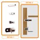 thumbnail image 4 of 80pcs Shelf Pins Kit Shelf Support Pegs Stainless Steel Bookshelf Pegs Shelves Pegs, 4 of 5