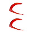 thumbnail image 1 of Alerón trasero Sonducket para casco de motocicleta Cuchillo Forma Rojo 2piezas, 1 of 1
