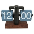 thumbnail image 2 of Flip Clock,Retro Digital Flip Down Clock, Battery Operated Mechanical Clock for  School Hotel Café, Auto Flip Large Number Internal Gear Operated Desk Table Clock, 2 of 8