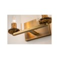 thumbnail image 3 of Lucas McKearn Bolivar 2-light Metal Bath Vanity Light in Antique Brass, 3 of 3